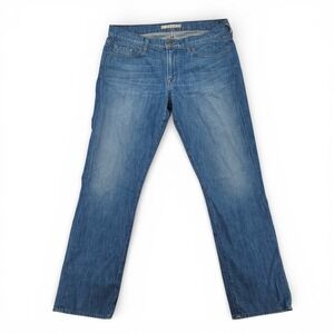 J Brand Jeans Women 28 Straight Leg 100% Cotton Mid Rise Blue Denim‎ Made USA